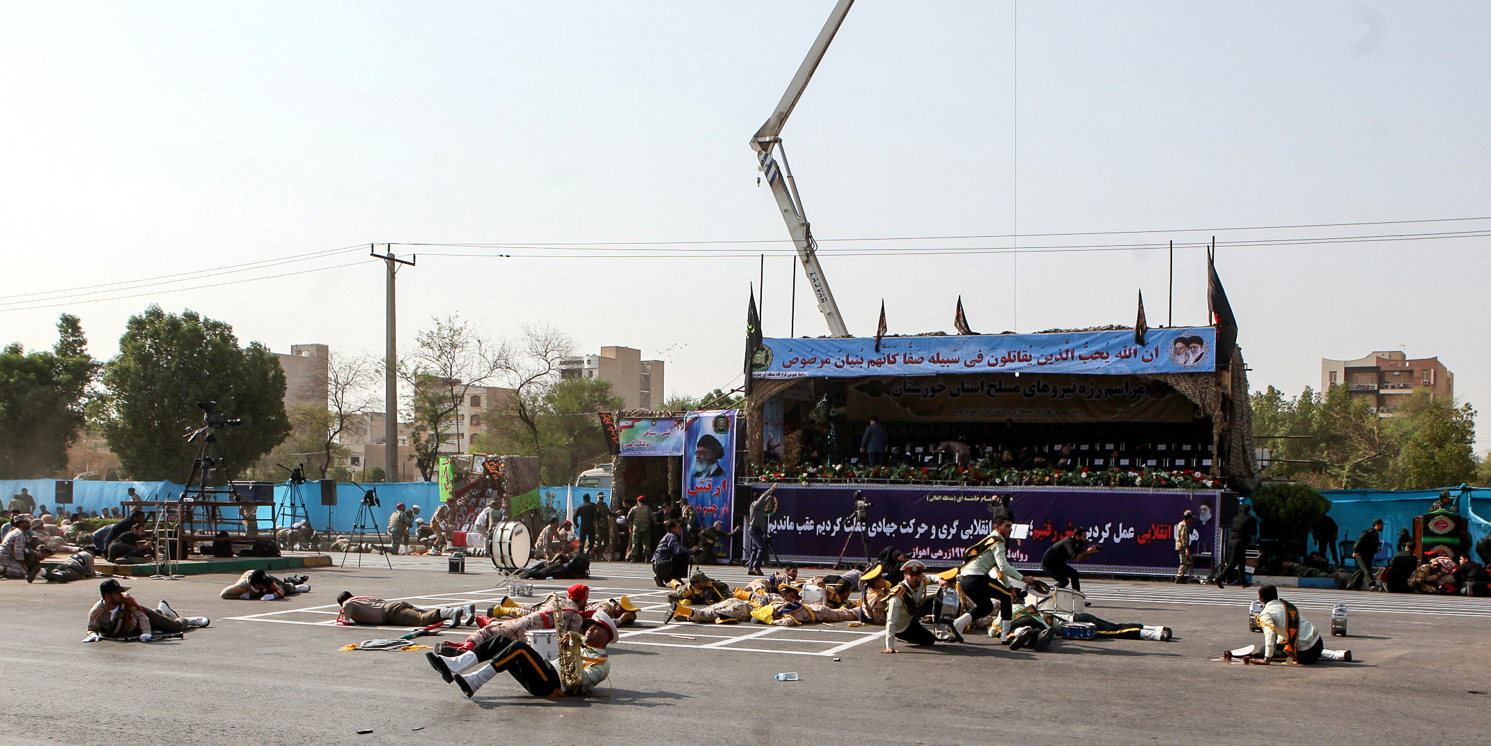 IRAN-MILITARY-UNREST-ATTACK