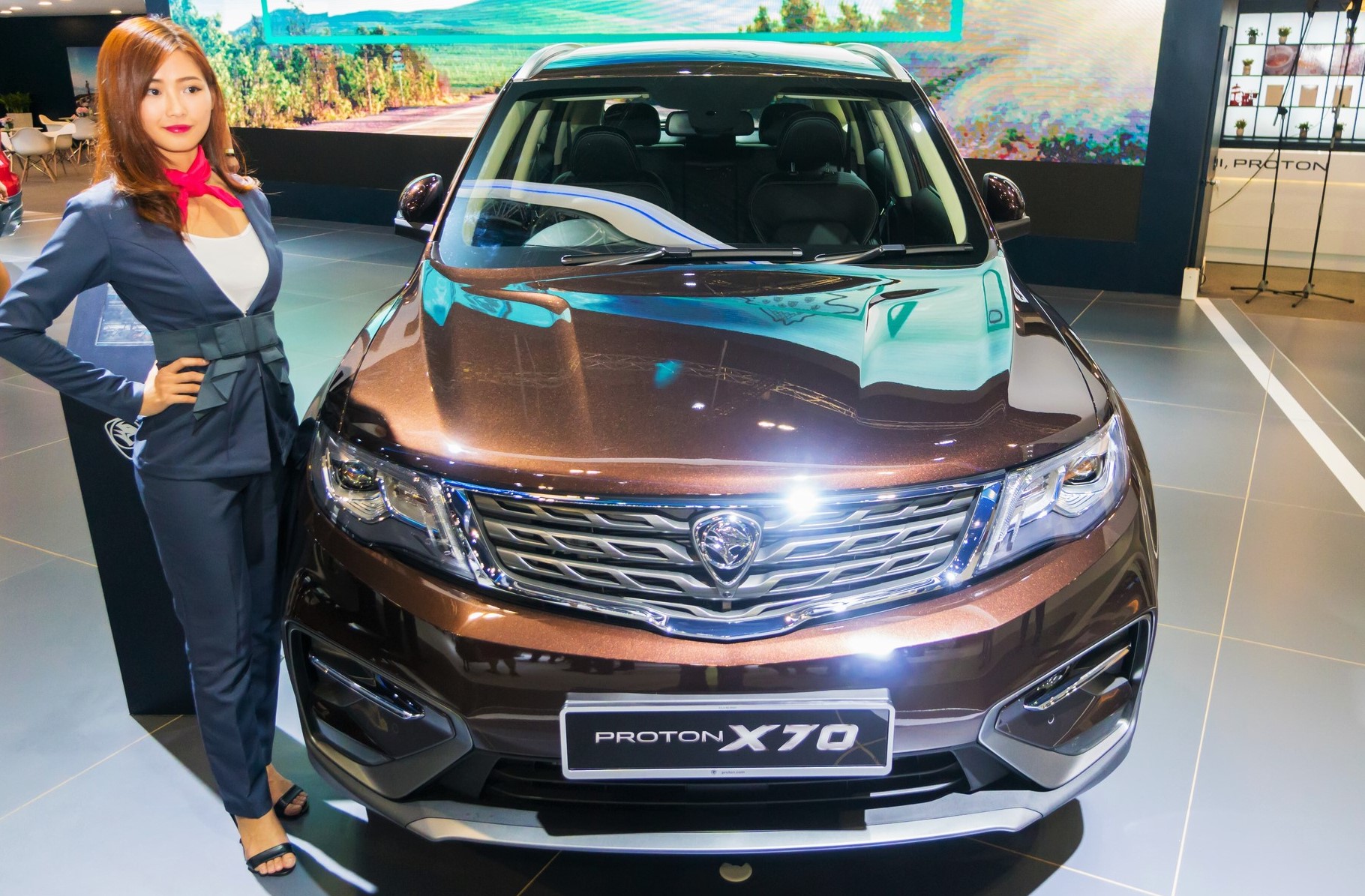 Proton X70 at Kuala Lumpur Motor Show