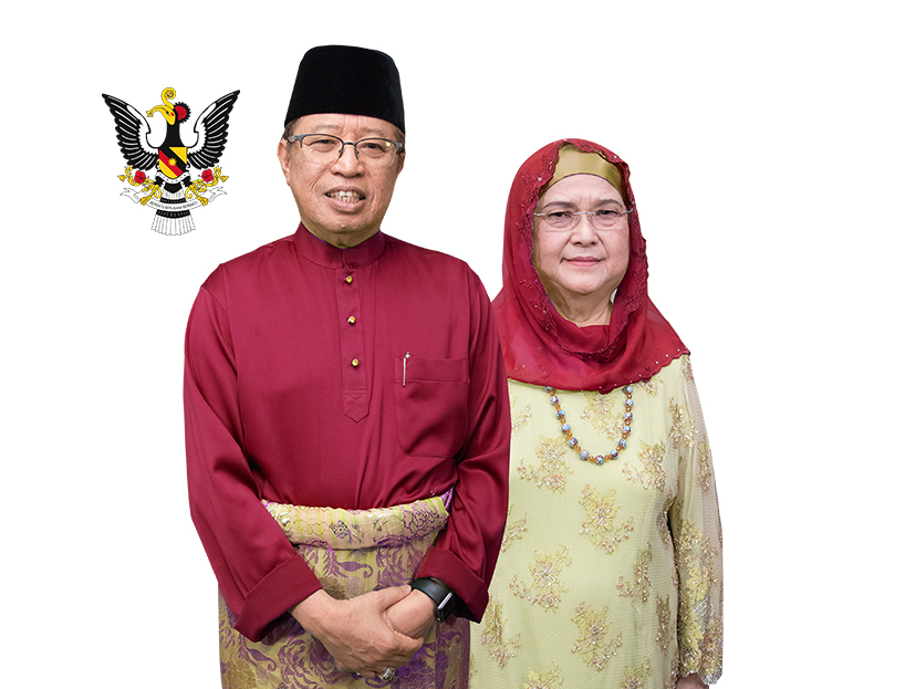 Abg Johari and Jumaani Kenyalang