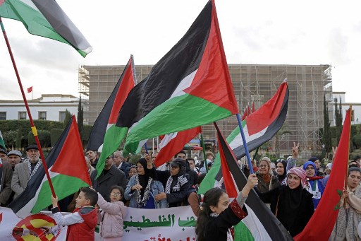 MOROCCO-PALESTINIAN-ISRAEL-CONFLICT