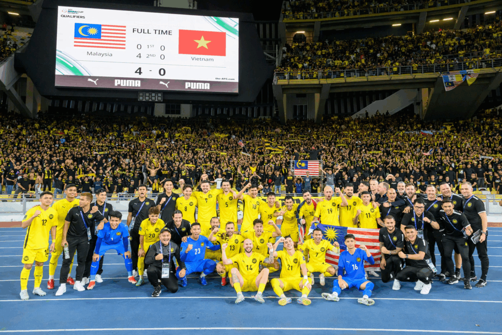 马来西亚以4-0击败越南后结束了11年的干旱
