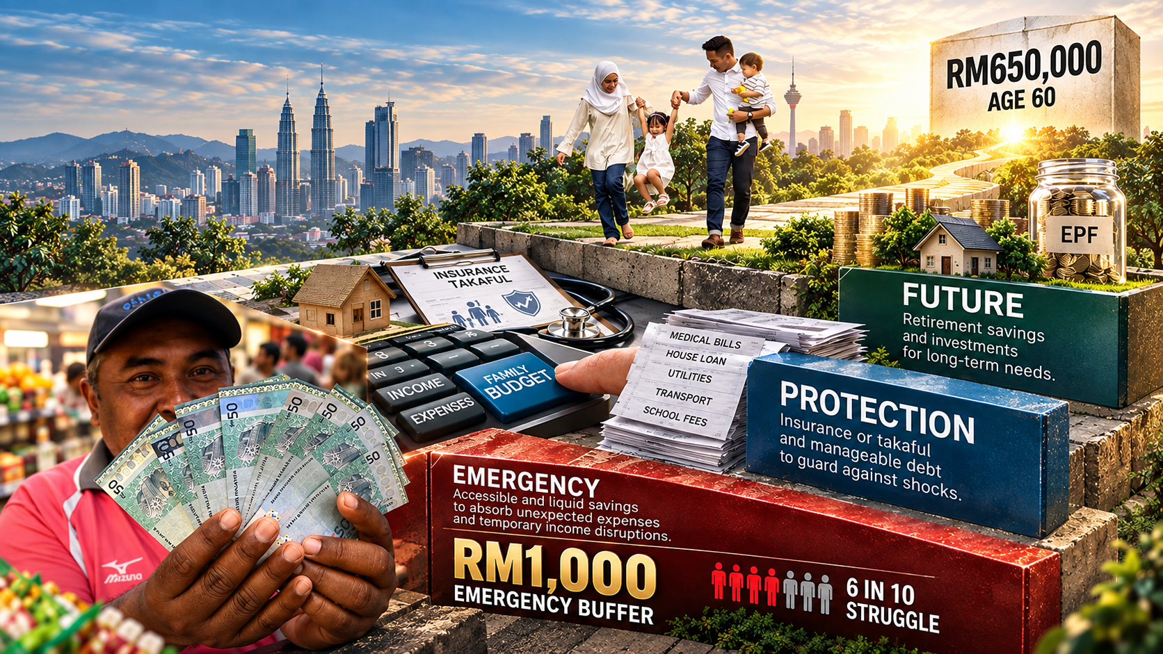 Layering household financial security