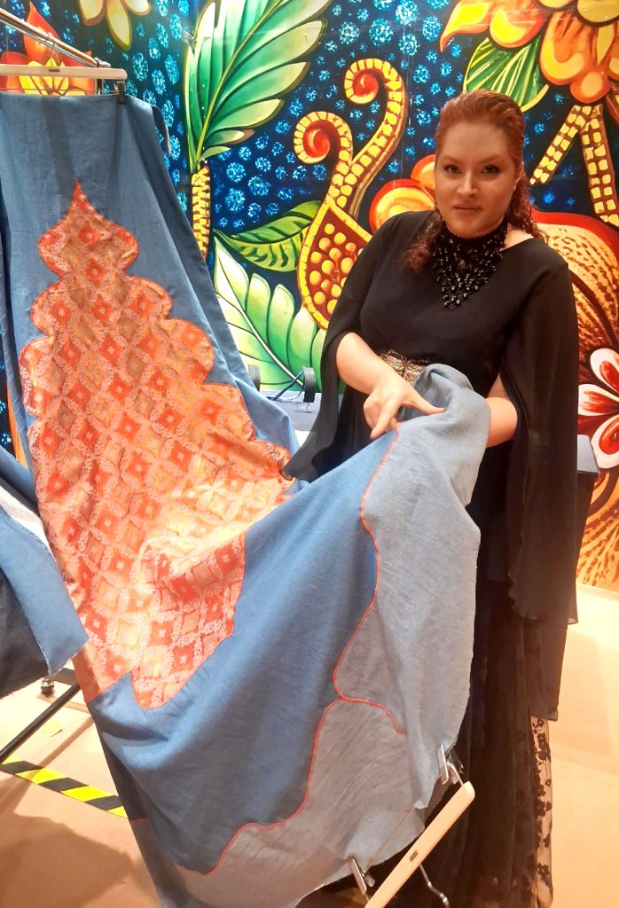 Denim and Songket Take Flight