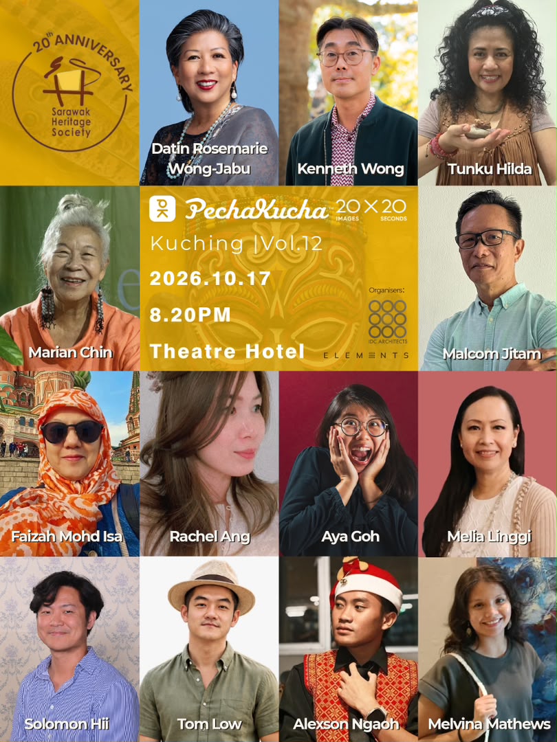 Heritage stories to take centre stage at PechaKucha Kuching