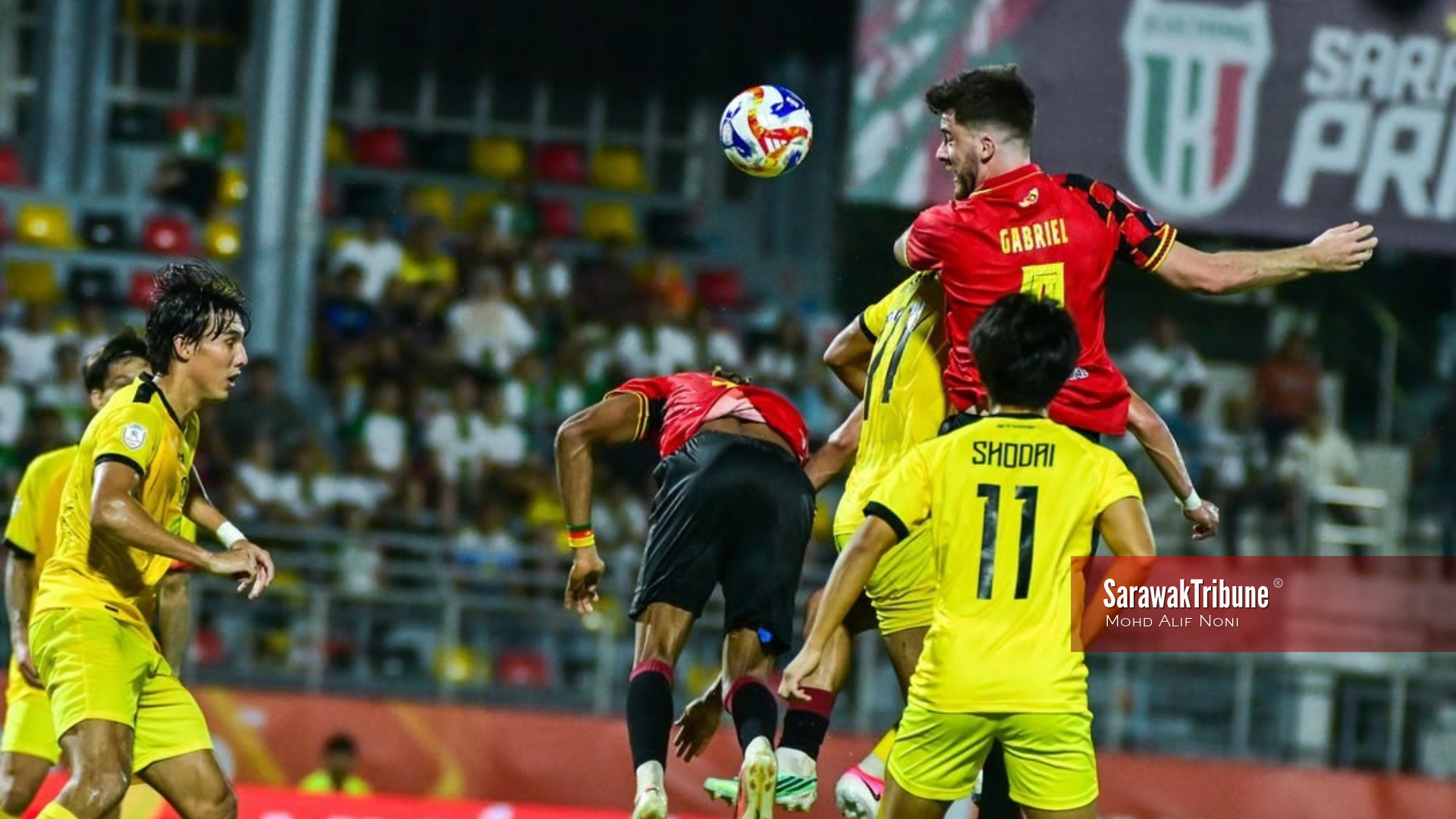 Shopee Cup: Late Peres header rescues point for Kuching