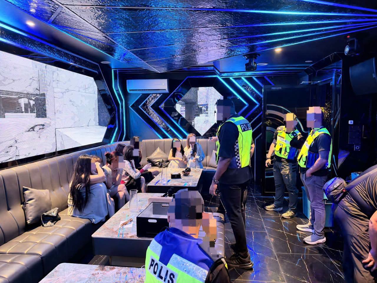 Nine arrested in entertainment outlet raid over illegal employment