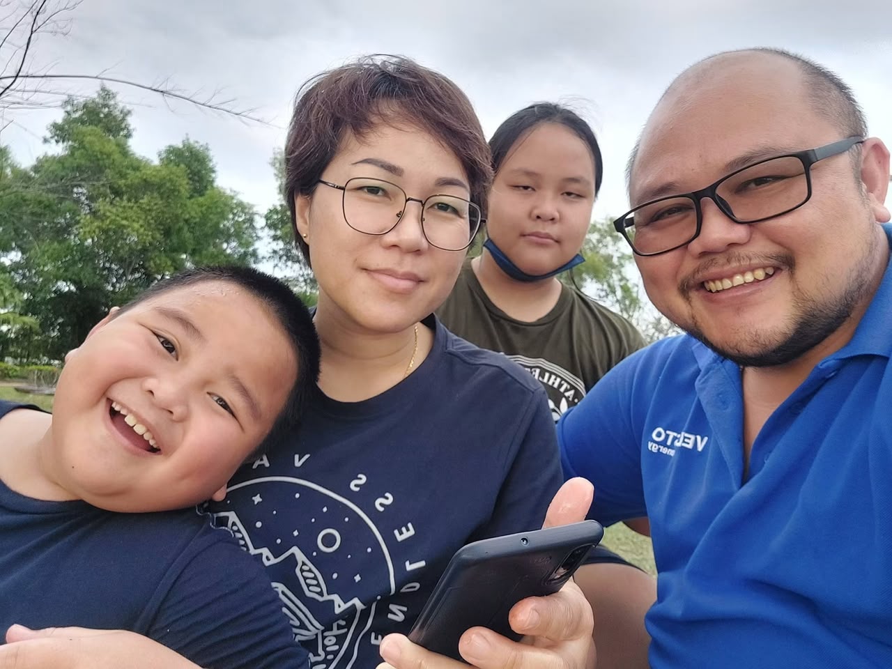 A month after FDS tragedy, Larry vows to stay strong for children