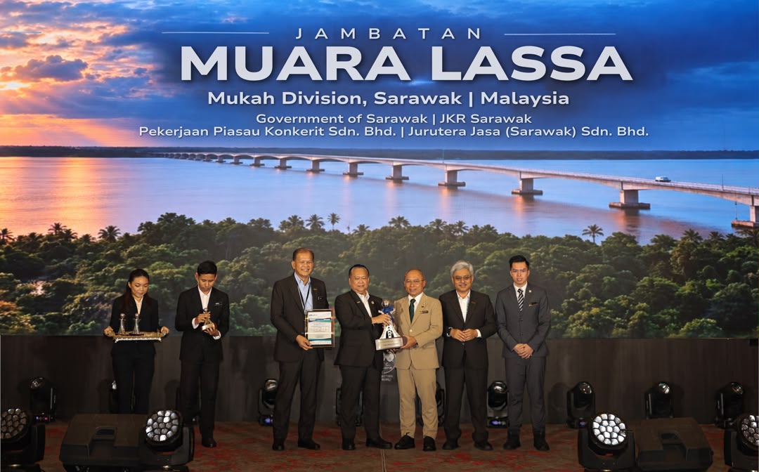 Muara Lassa Bridge wins national road engineering award