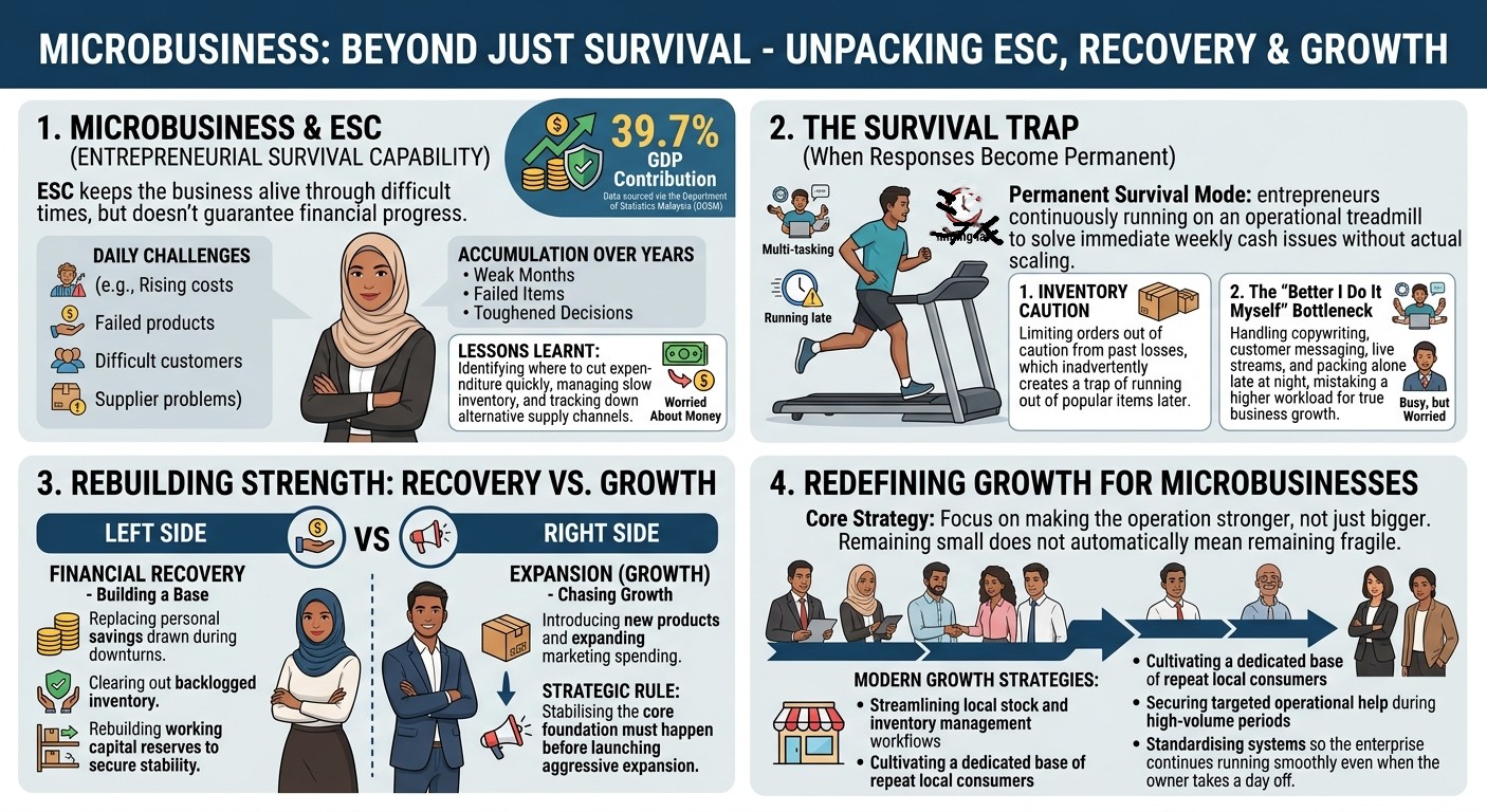 Business growth requires more than survival